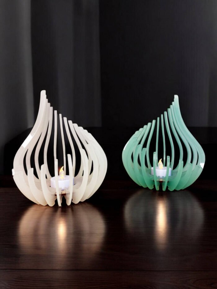 photophores spirale phosphorescents blanc vert