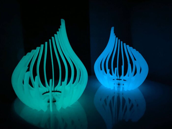 photophores spirale phosphorescents vert bleu