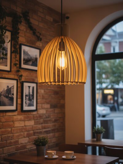 suspension home bois