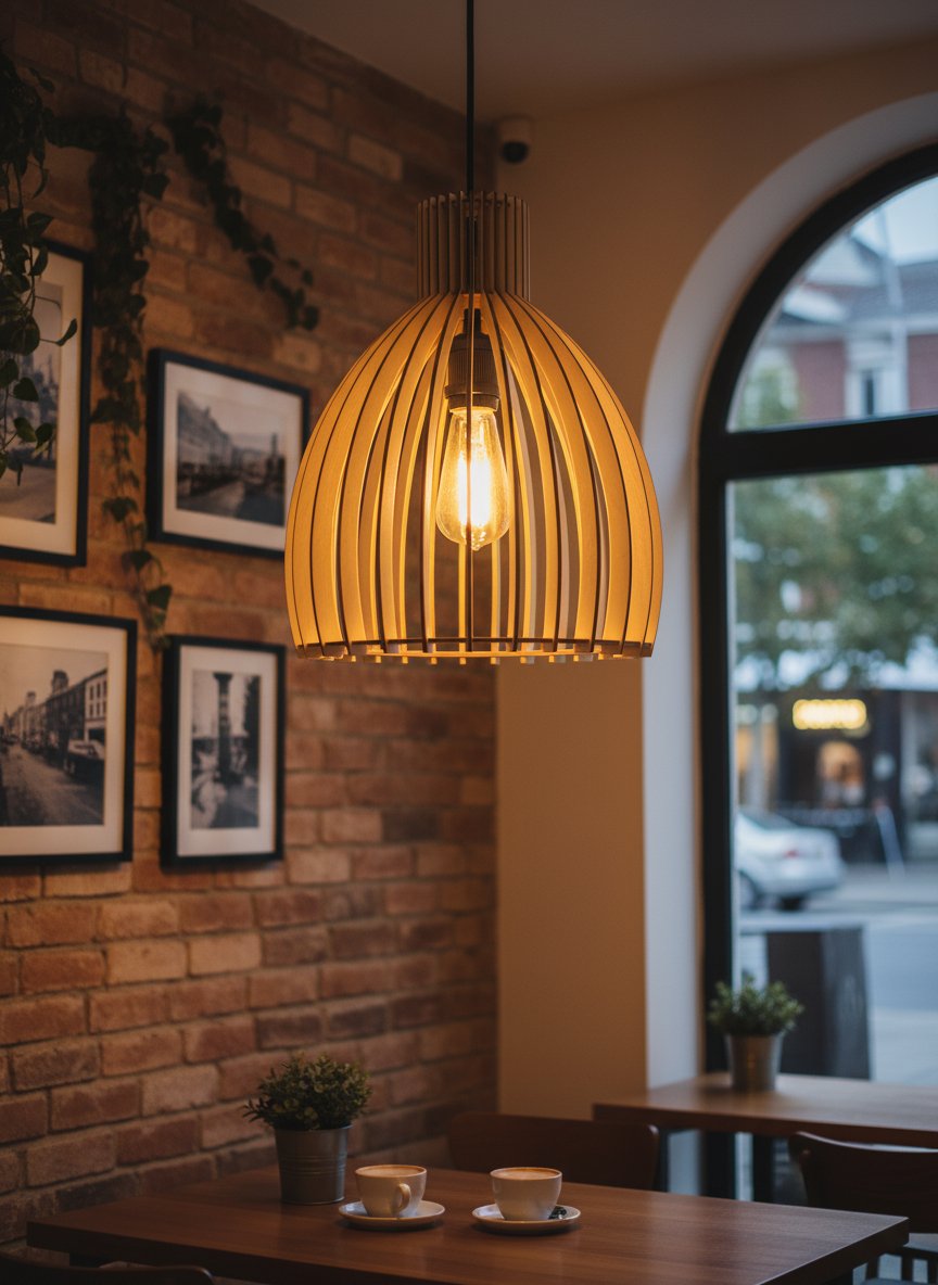 suspension home bois