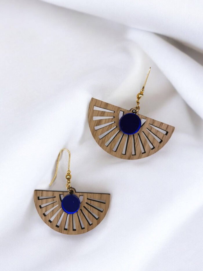 boucles oreille sensu chene bleu Photoroom