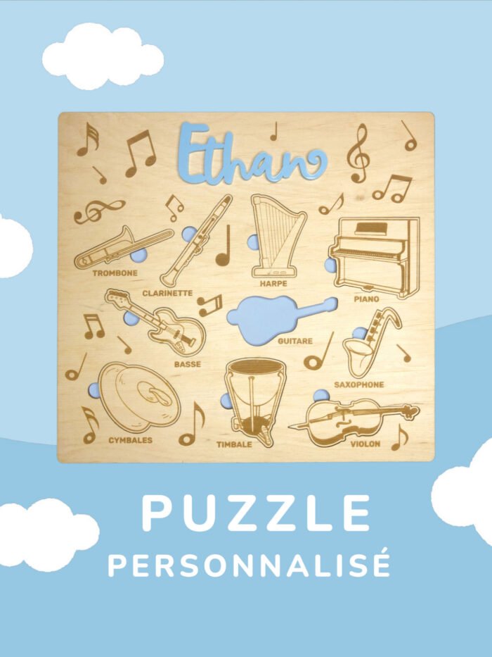 puzzle personnalise instruments de musique