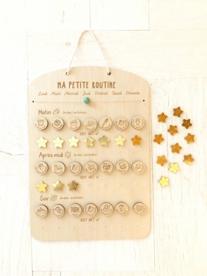 Tableau de routine quotidienne pour enfant - IPL Design